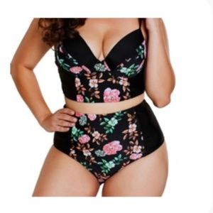 Plus Size Two Piece Swimsuit